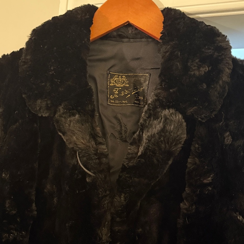 Elegant Black  Fur Teddy Jacket